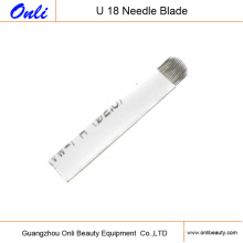 3D Sobrancelha Tattoo Agulha Microblades 18 U-Shaped